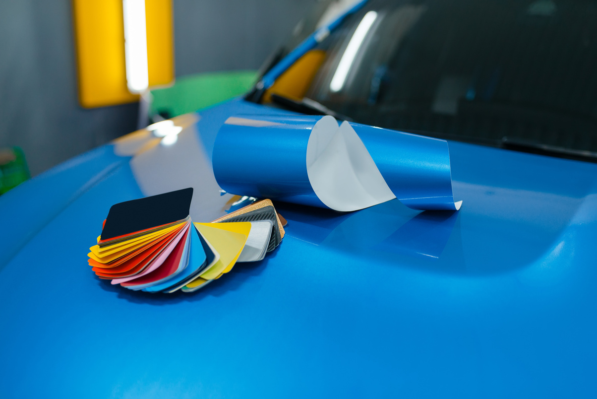 Car Wrapping, Color Palette and Installation Tools